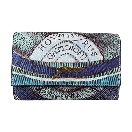 Gattinoni Planetarium BIGPL6565 WPQW36 Portafogli Flap Aquamarine Dark