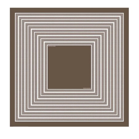 Gattinoni ALESSANDRA AEN1A2669 WPO521 Foulard Donna 90x90 cm Tan