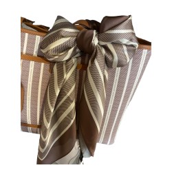 Gattinoni ALESSANDRA AEN1A2669 WPO521 Foulard Donna 90x90 cm Tan 2