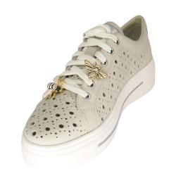 Pregunta 2410001 001 Sneakers Donna Stringate Beige 2