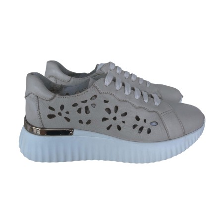 Novaflex NASINO 002 Sneakers Donna Stringate Gesso