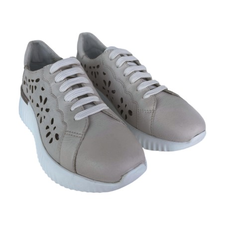 Novaflex NASINO 002 Sneakers Donna Stringate Gesso