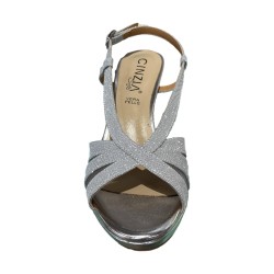 Cinzia Soft CN2024 002 Sandali Donna Con Tacco Alto Silver 2
