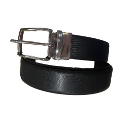 Gattinoni WIG0G1076MHA000 Cintura Uomo Reversibile 30mm Black