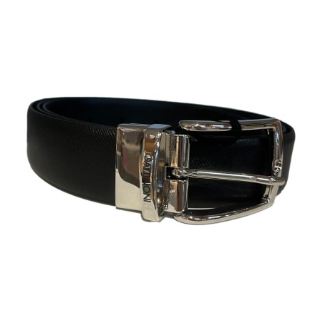 Gattinoni WIG0G1076MHA000 Cintura Uomo Reversibile 30mm Black