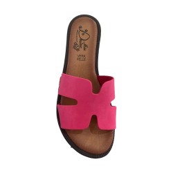 Miss Desiree 1055/301 Ciabattine Flat Made in Italy Fuxia 2