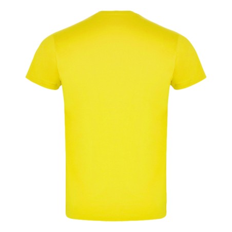 Roly ATOMIC T-Shirt Basic Tinta Unita in Cotone Giallo 