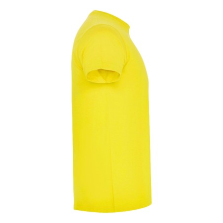 Roly ATOMIC T-Shirt Basic Tinta Unita in Cotone Giallo 
