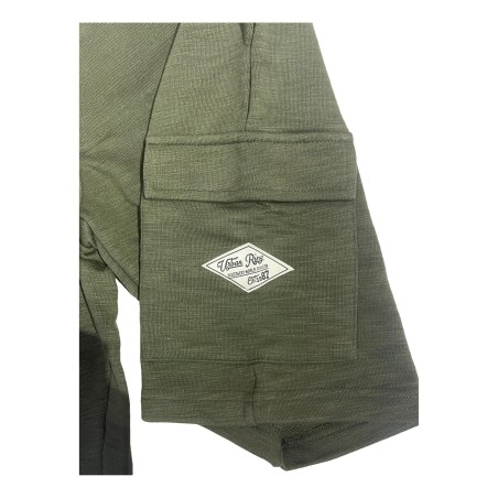 URBAN RING UR812074 Bermuda Uomo Con Tasconi Verde Militare