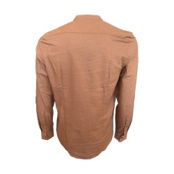Urban Ring UR8130023 Camicia M/L Misto Lino Coreana Tabacco 2