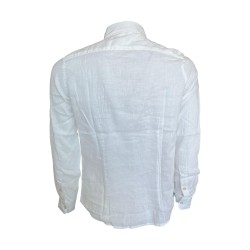 Urban Ring UR813001 Camicia M/L Uomo 100% Lino Bianco 2