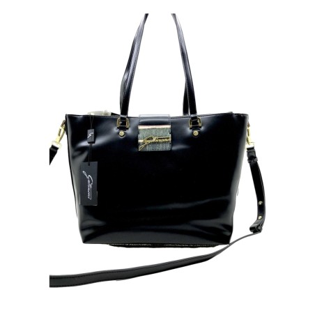 Gattinoni  BIGB98190WVWP26 BRUSHED B.Bag Shopping Classic Black