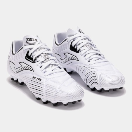 JOMA SCORE 2502 AG Scarpe da Calcio Uomo Bianco Nero