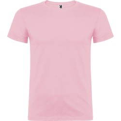 Roly BEAGLE T-Shirt Basic Tinta Unita in Cotone Organico Rosa
