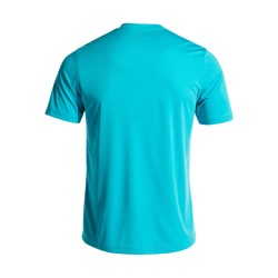 JOMA 100052.010 Combi Short Sleeve T-Shirt Turchese Fluo 2