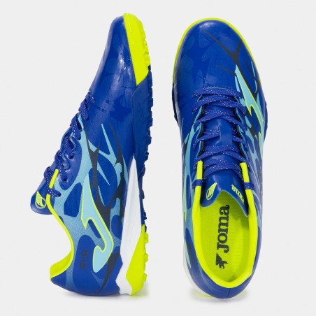 JOMA SUPER COPA 2504 TURF Scarpe da Calcetto Uomo Stringate Royal Blue
