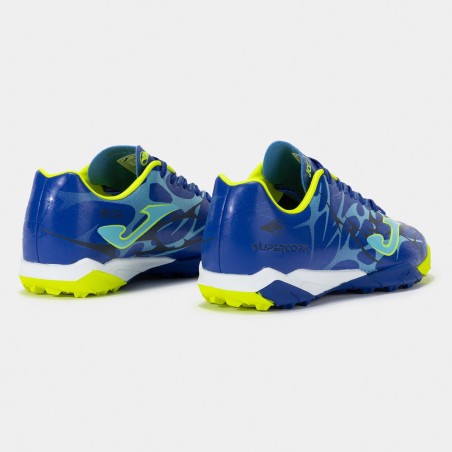 JOMA SUPER COPA 2504 TURF Scarpe da Calcetto Uomo Stringate Royal Blue