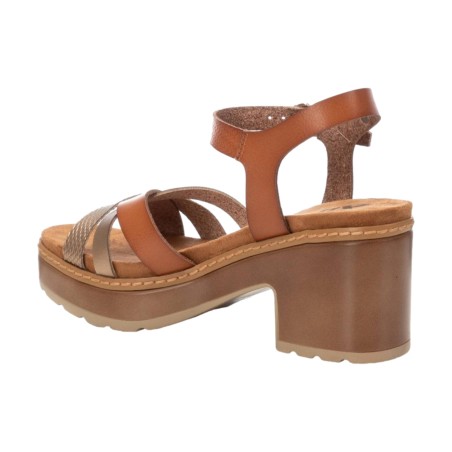 XTI 144086 Sandali Donna Tacco Medio Camel 