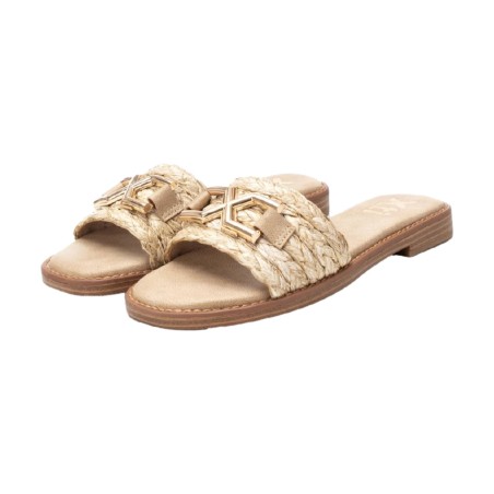 XTI 144103 Sandali Donna Con Accessorio Beige 
