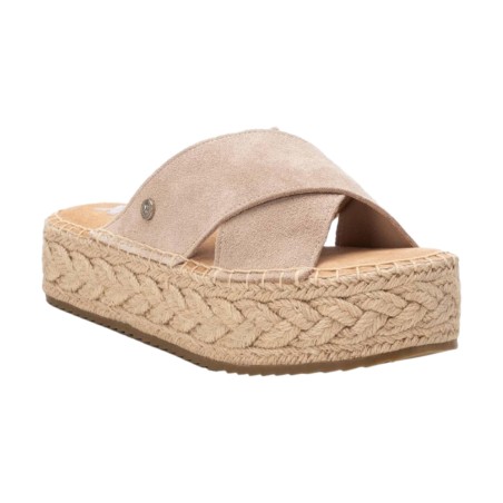 XTI 143640 Sandali Donna Con Fascia a Incrocio Beige