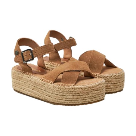 Refresh 170794 Sandali Donna Platform Camel 