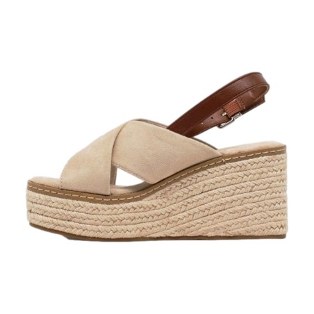 Refresh 172579 Sandali Donna con Zeppa Donna Beige