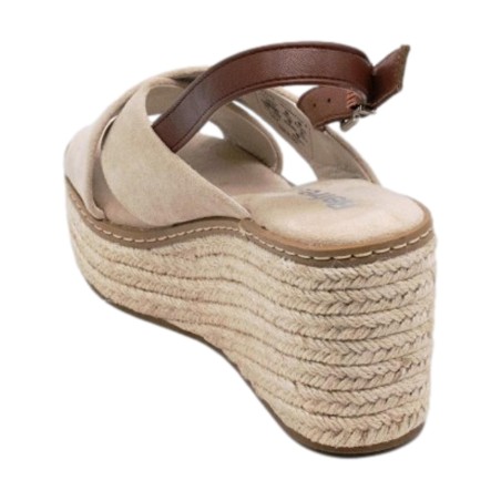 Refresh 172579 Sandali Donna con Zeppa Donna Beige