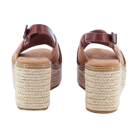 Refresh 172579 Sandali Donna Con Zeppa Donna Camel