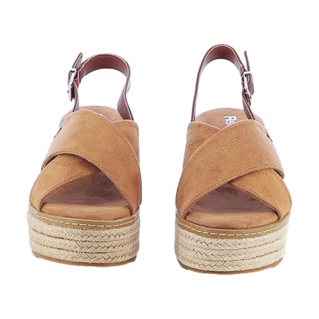 Refresh 172579 Sandali Donna Con Zeppa Donna Camel