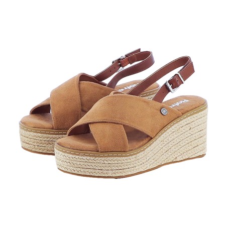Refresh 172579 Sandali Donna Con Zeppa Donna Camel
