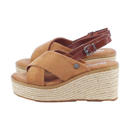 Refresh 172579 Sandali Donna Con Zeppa Donna Camel