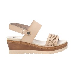 Refresh 172681 Sandali Donna Zeppa Beige