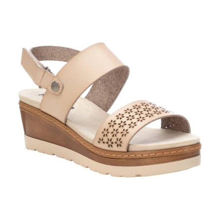 Refresh 172681 Sandali Donna Zeppa Beige