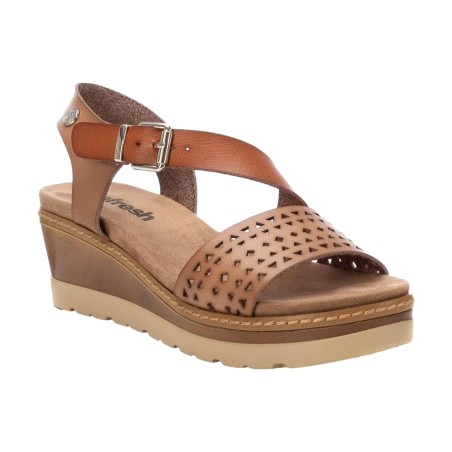 Refresh 172846 Sandali Donna Con Zeppa Taupe