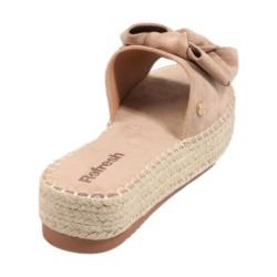 Refresh 172547 Sanadalo Ciabatta Donna Platform Beige 2