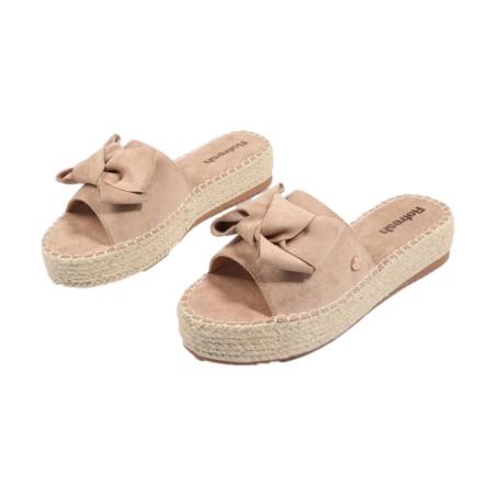 Refresh 172547 Sanadalo Ciabatta Donna Platform Beige