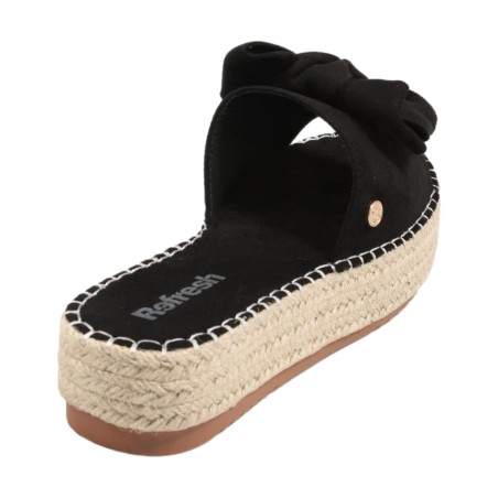 Refresh 172547 Sanadalo Ciabatta Donna Platform Black