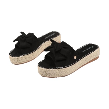 Refresh 172547 Sanadalo Ciabatta Donna Platform Black