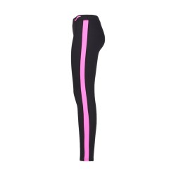 JOMA 901127.118 Leggings Donna Ascona Nero Rosa Fluo 2