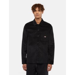 Dickies DK0A8652BLK1 CORDUROY SHIRT Camicia Uomo In Velluto a Coste Nero