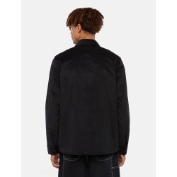 Dickies DK0A8652BLK1 CORDUROY SHIRT Camicia Uomo In Velluto a Coste Nero 2