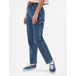 Dickies DK0A4XEKCLB1 ELLENDALE DENIM Jeans Donna Work Blu Classico