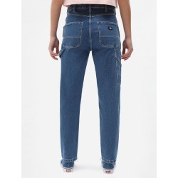 Dickies DK0A4XEKCLB1 ELLENDALE DENIM Jeans Donna Work Blu Classico 2