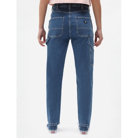 Dickies DK0A4XEKCLB1 ELLENDALE DENIM Jeans Donna Work Blu Classico