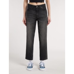 Dickies DK0A4XEKL241 ELLENDALE DENIM Jeans Donna Regular Nero Lavato