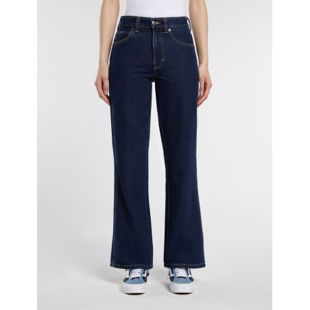 Dickies DK0A88DT0DD1 BRIDGER DENIM W Jeans Bootcut Donna Dark Indigo