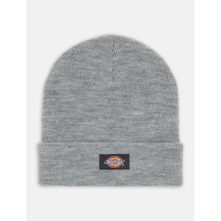 Dickies DK0A4X7KGYM1 GIBSLAND BEANIE Berretto Cappello Logo Unisex Grey Melange