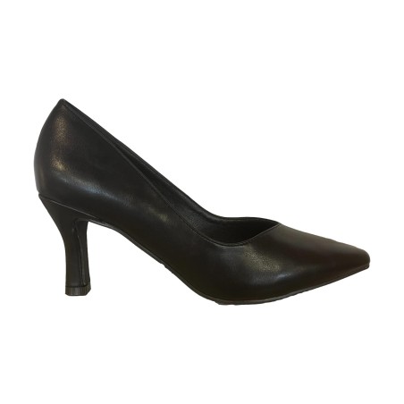 Gold & Gold GD25 Scarpe Donna Décolleté con Scollo a V Tacco Medio Black
