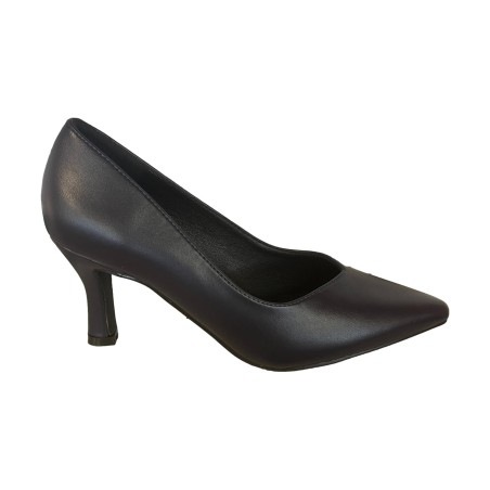 Gold & Gold GD25 Scarpe Donna Décolleté con Scollo a V Tacco Medio Blu
