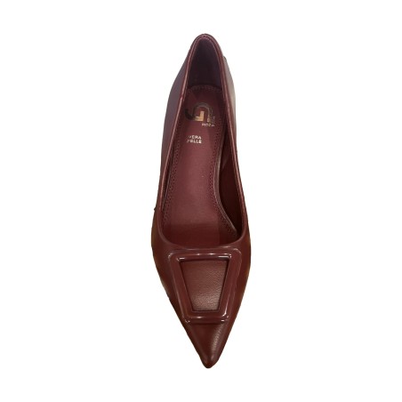 Gold & Gold GP848 Scarpe Donna Décolleté Tacco Medio Bordeaux